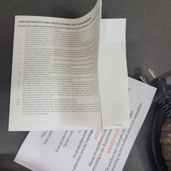 Scentsy Northern Plaid Full Size Warmer Moose Authentic USED - Picture 6 of 11